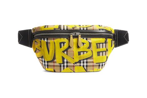 burberry graffiti fanny pack|burberry fanny pack men.